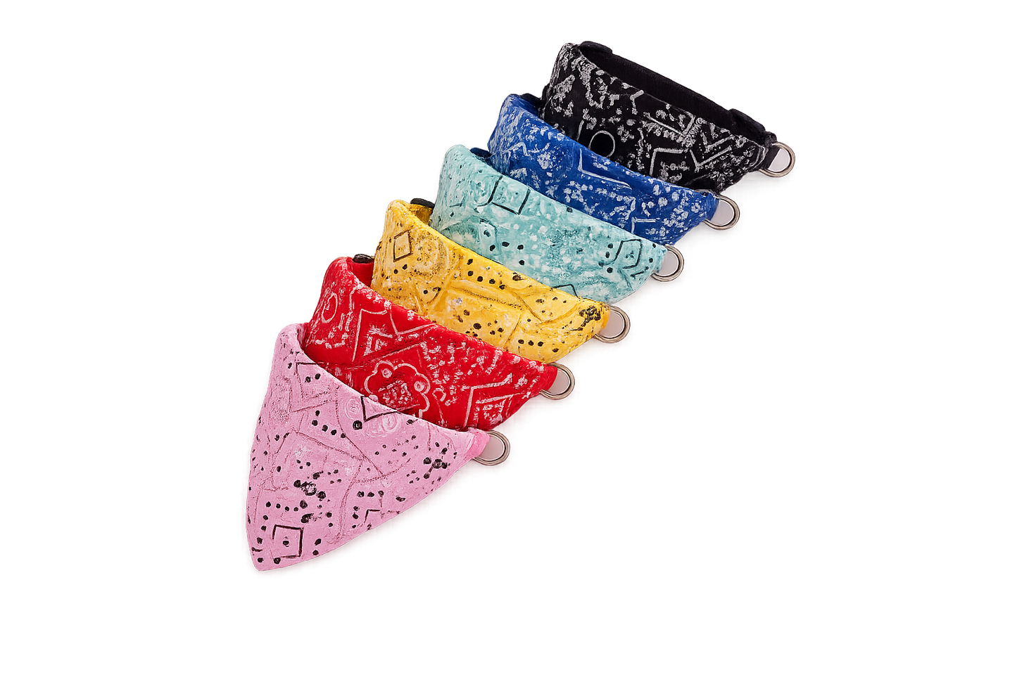 Bandana Ajustable Estilo Paisley para Mascotas
