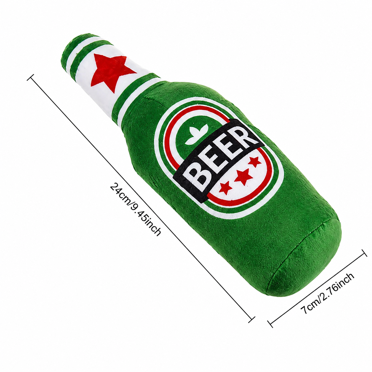 Juguete Mordedor de Peluche “botella”