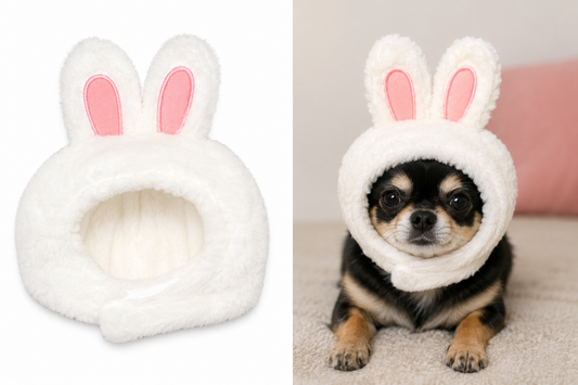Gorro de Conejito para Mascotas