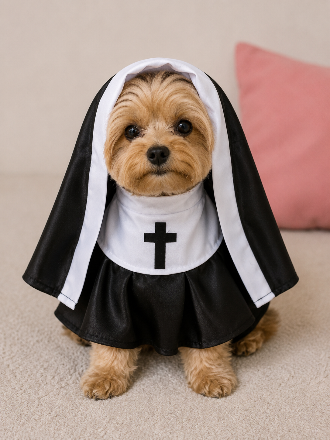 Disfraz de Hermana Religiosa para Mascotas