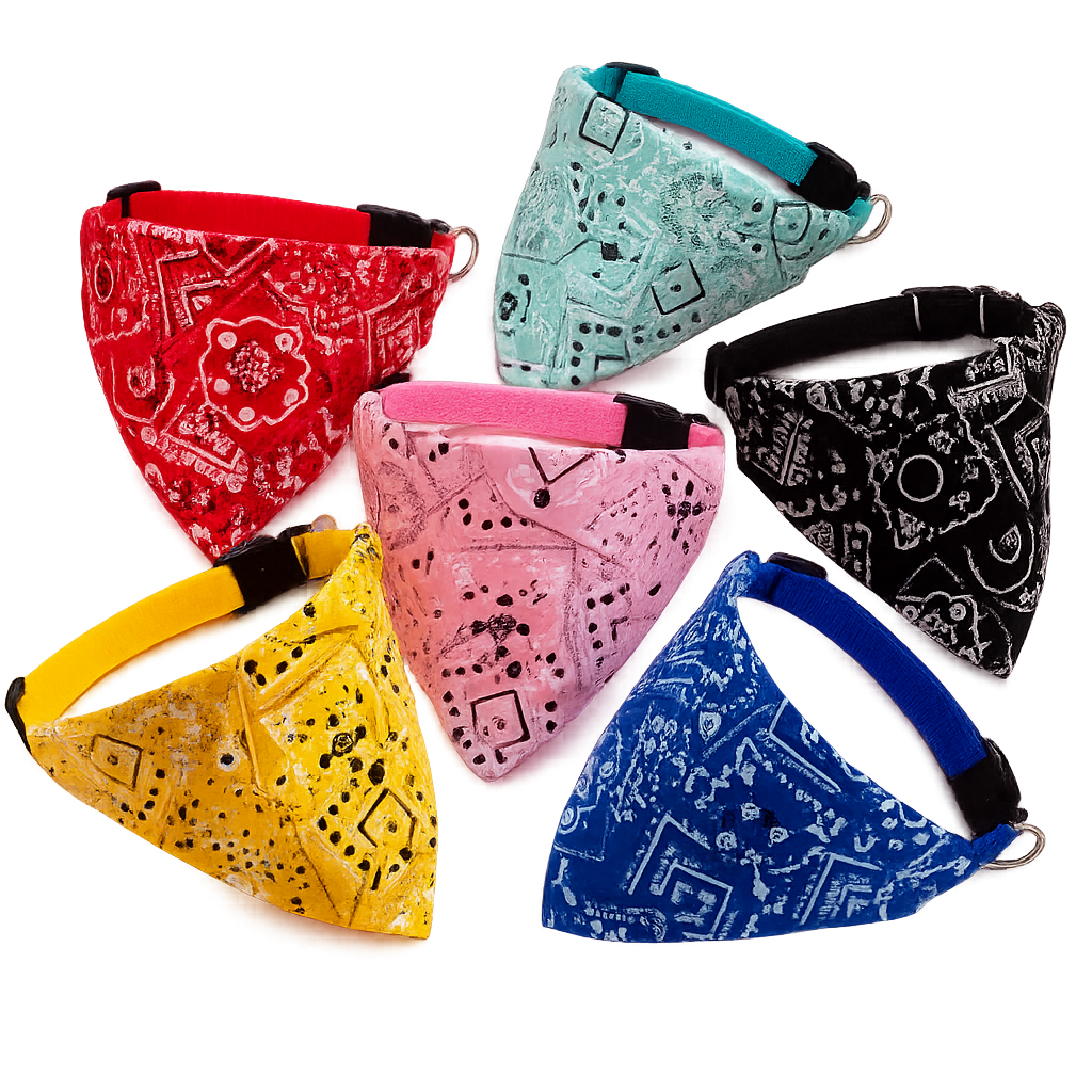 Bandana Ajustable Estilo Paisley para Mascotas