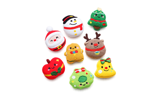 Juguete Navideño de Peluche para Mascotas